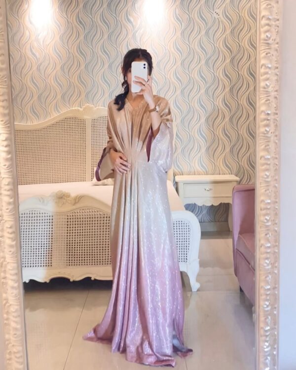 Pink Honey Glitter Kaftan